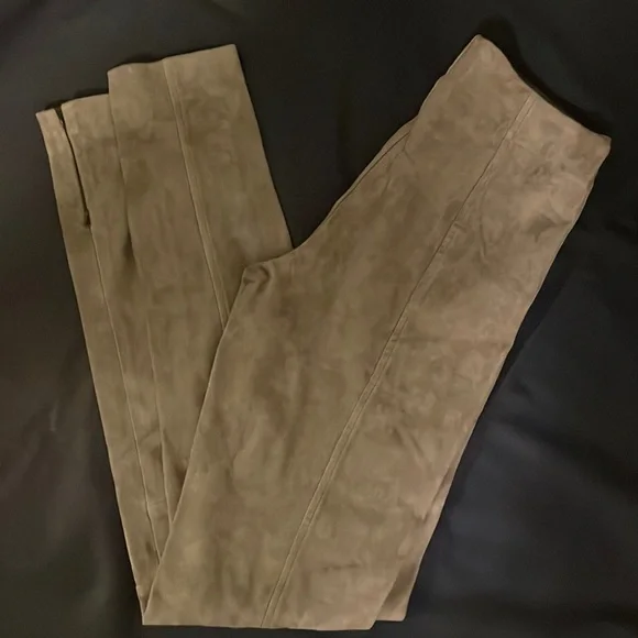 Polo Ralph Lauren Lamb-Suede Skinny Pants - Picture 4 of 7